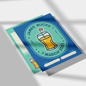 Tarjeta de puntuación de golf de pub editable: ¡descárguela instantáneamente y personalícela en Canva!