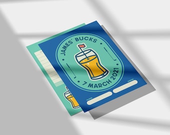 Editable Pub Golf Scorecard – Instant Download & Customize in Canva!