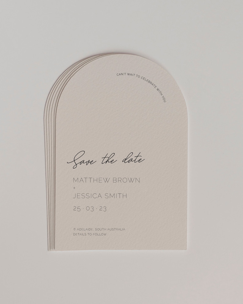 Save The Date Wedding Invitation Fully Customizable Template Immediate Download image 2