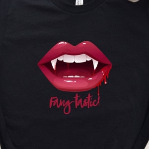 Fang-Tastic T-shirt, Fang-Tastic Tee, Fang-Tastic Tee shirt, Fangtastic T-shirt, Fangtastic Tee, Vampire T-shirt, Halloween T-shirt