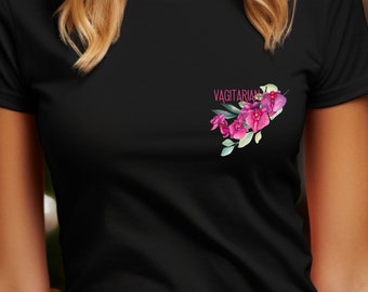 Vagitarian T-shirt, Sarcastic Humor, Women's Soft Comfortable fit Shirt, Tee Top Shirt, Lesbian Funny T-shirt, LGBTQ Gift, Gay Pride Gift