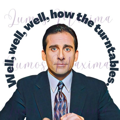 How the Turntables PNG Michael Scott Design Digital Download Design for Printing Printable Image
