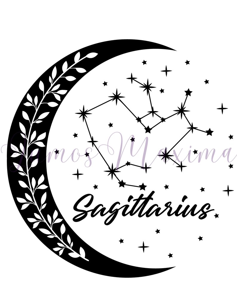 Sagittarius PNG Star Sign PNG Digital Download Digital - Etsy