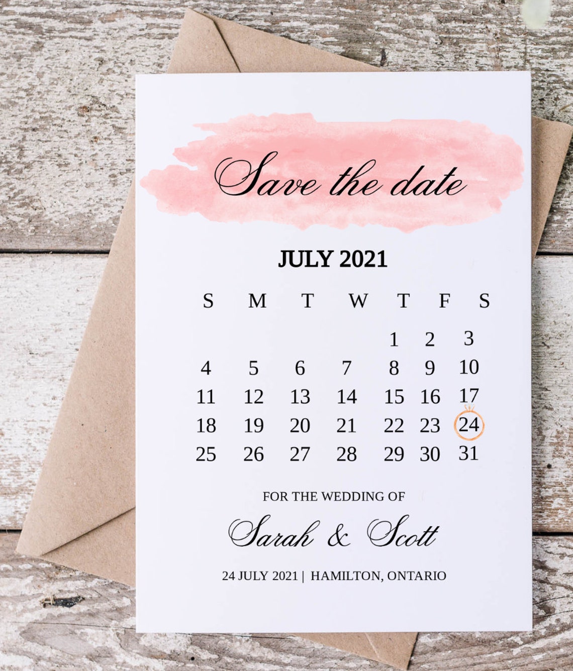 Calendar Save the Date Wedding Template Editable Instant Etsy Calendar Save the Date Wedding Template Editable Instant Etsy