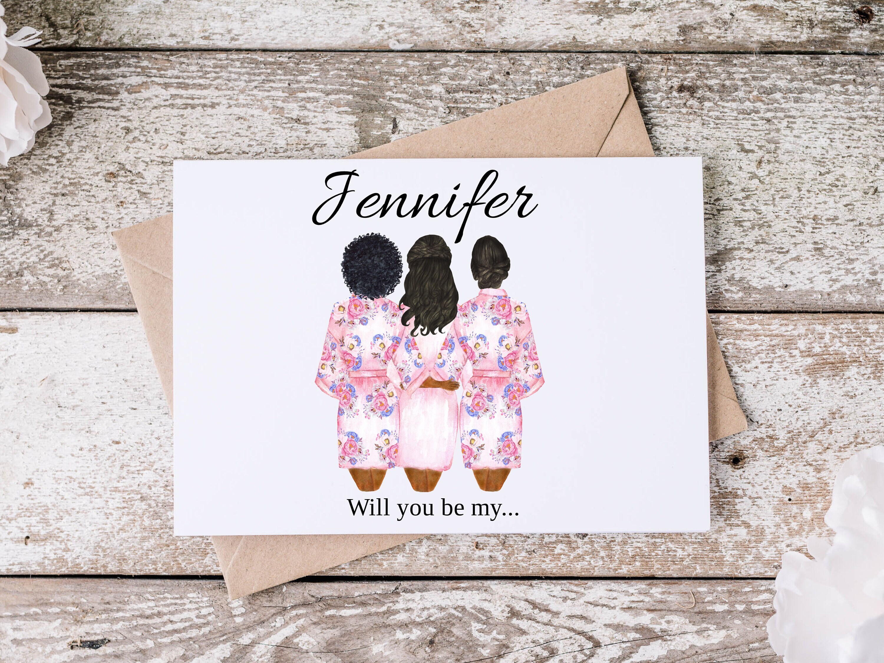 Will You Be My Bridesmaid Card Template