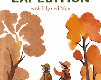 Fall Nature Expedition for Kids Outdoor Scavenger Hunt Printable Screen Free Activity Nature Walk for Kids Homeschool Fall Activity