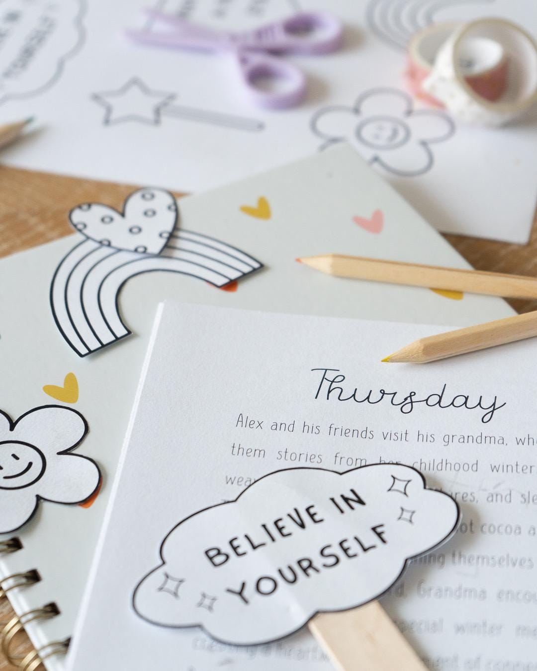 Weekly Reading Routine for Kids | New Year Printable Activities ...