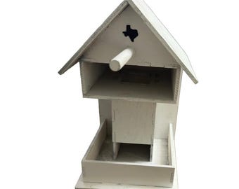 鳥の巣箱型給餌器 SVG DXF | レーザーカット用デジタルファイル | CNC Glowforge xTool クラフトプロジェクト