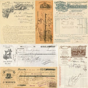 Magnolia Design Co. Documents and Receipts Rub on Transfer