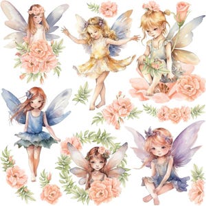 Magnolia Design Co. Fairies and Flowers Rub on Transfer 12 x 12