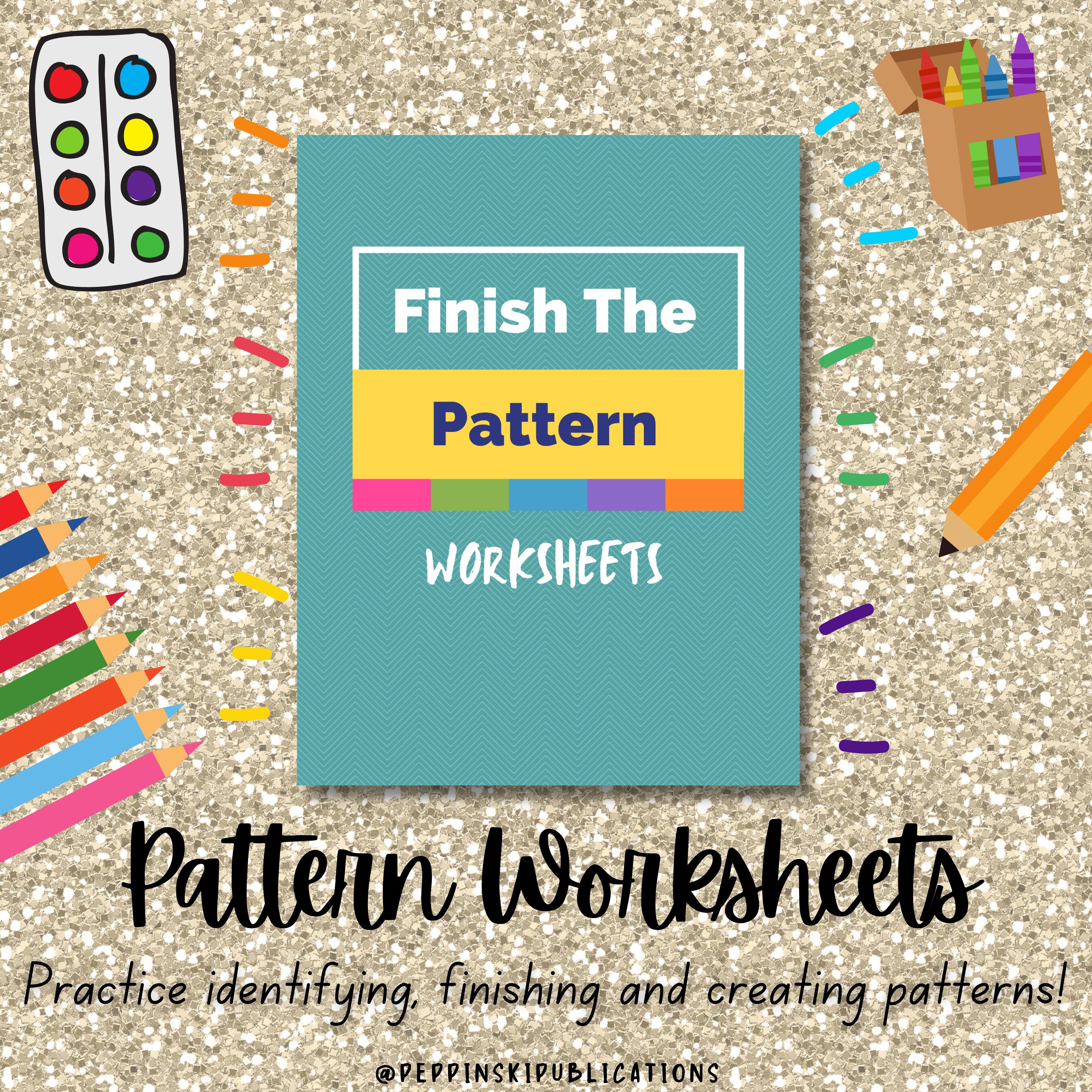 pattern worksheets for kids symmetry worksheets for etsy