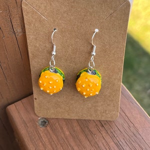 Hypoallergenic Cheeseburger Dangles