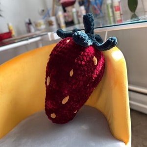 Strawberry Plush Pillow