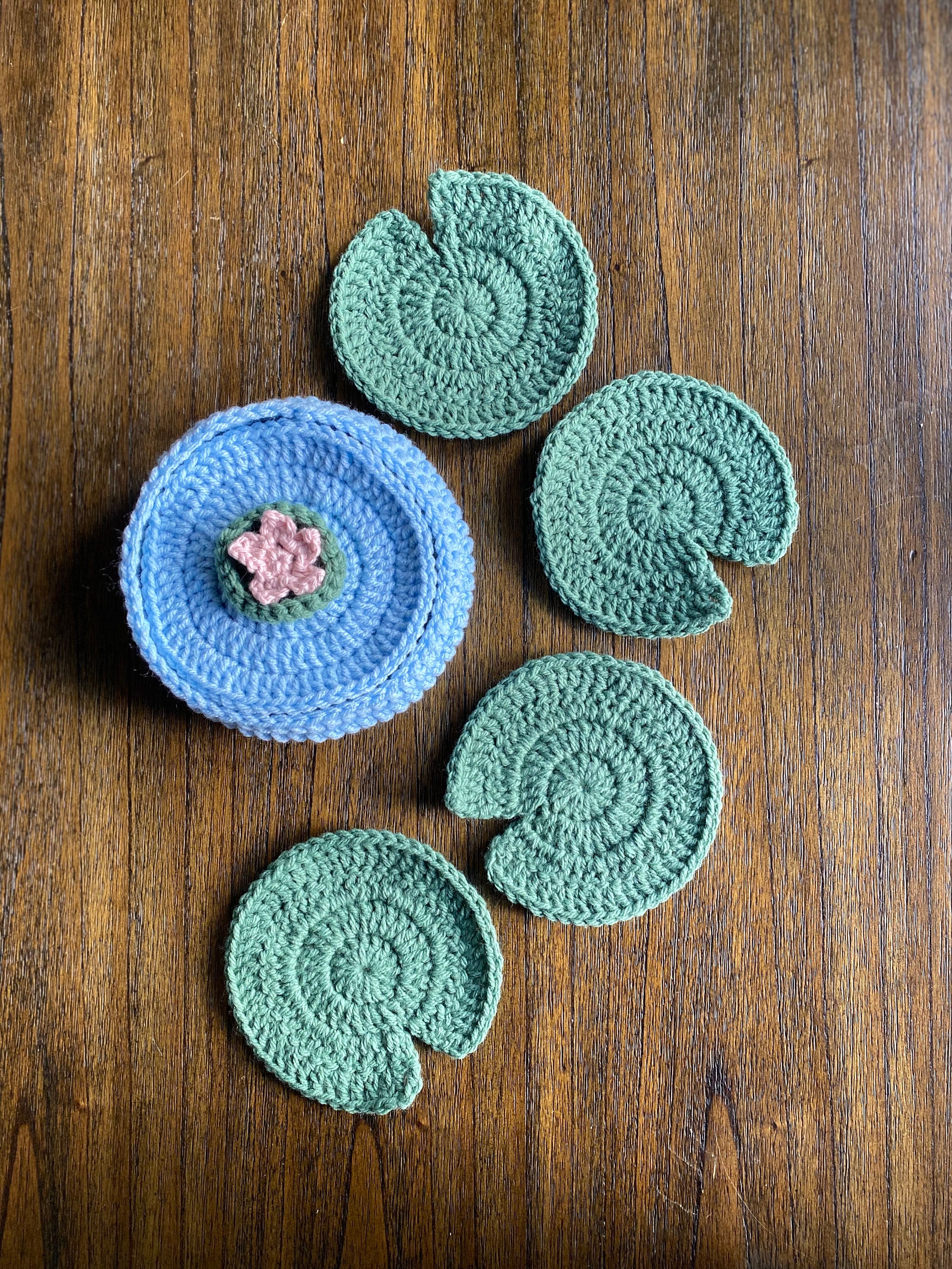 Lily Pad Coaster Set - Etsy