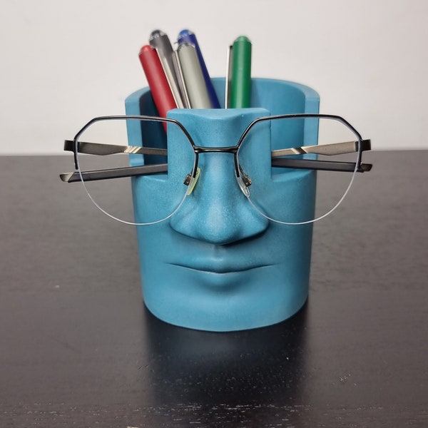 Pen Holder Desk Office | Glasses Holder Stand | Eyeglasses Stand | Pen Cup Desk | Eyeglasses Display Stand | Makeup Brush and Glasses Holder