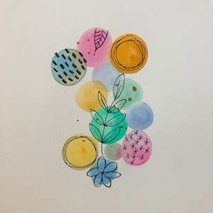 Aquarelle abstraite