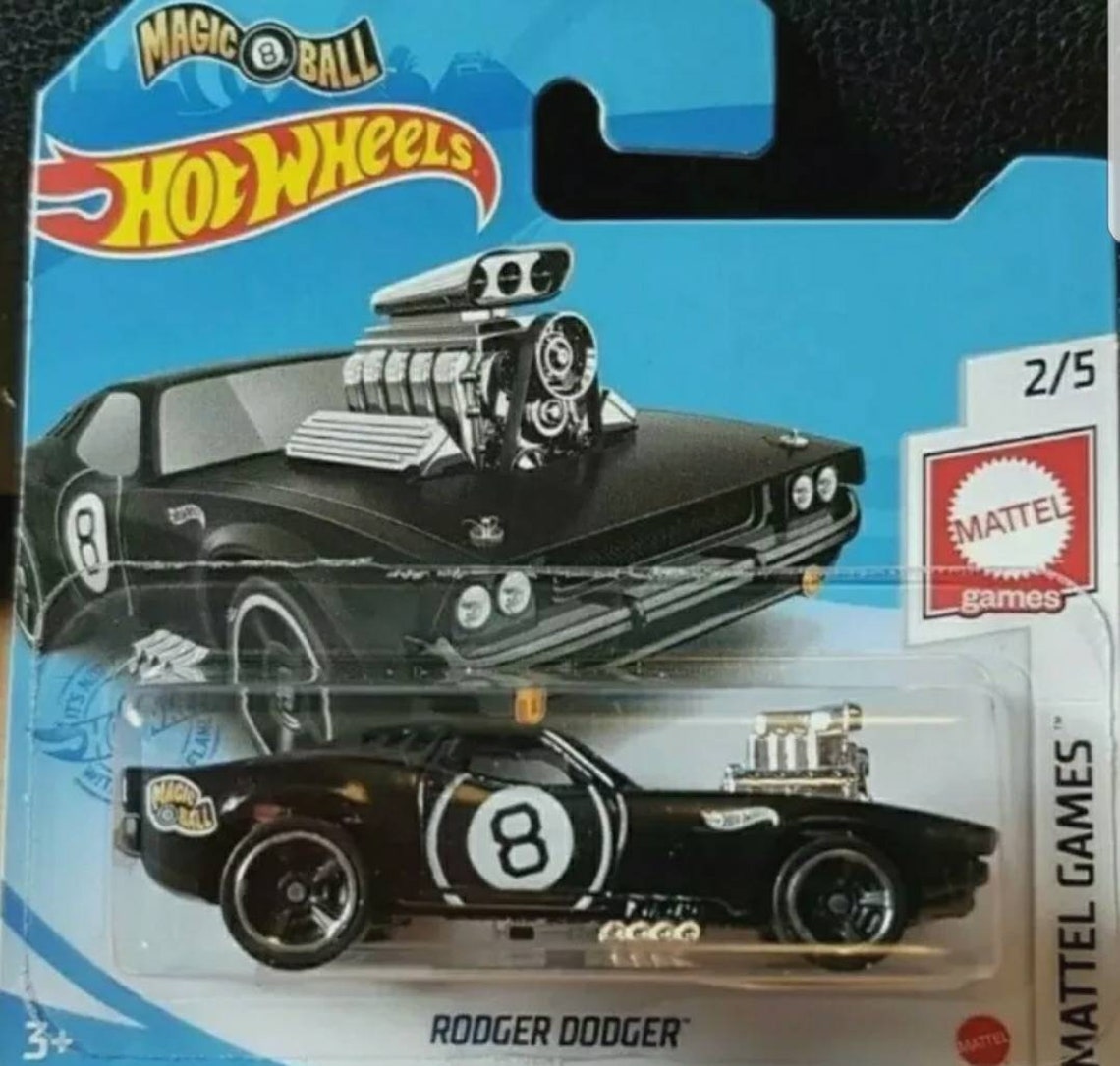 Hot Wheels 2021 Rodger Dodger 2/5 Mattel Games Magic 8 Ball Etsy
