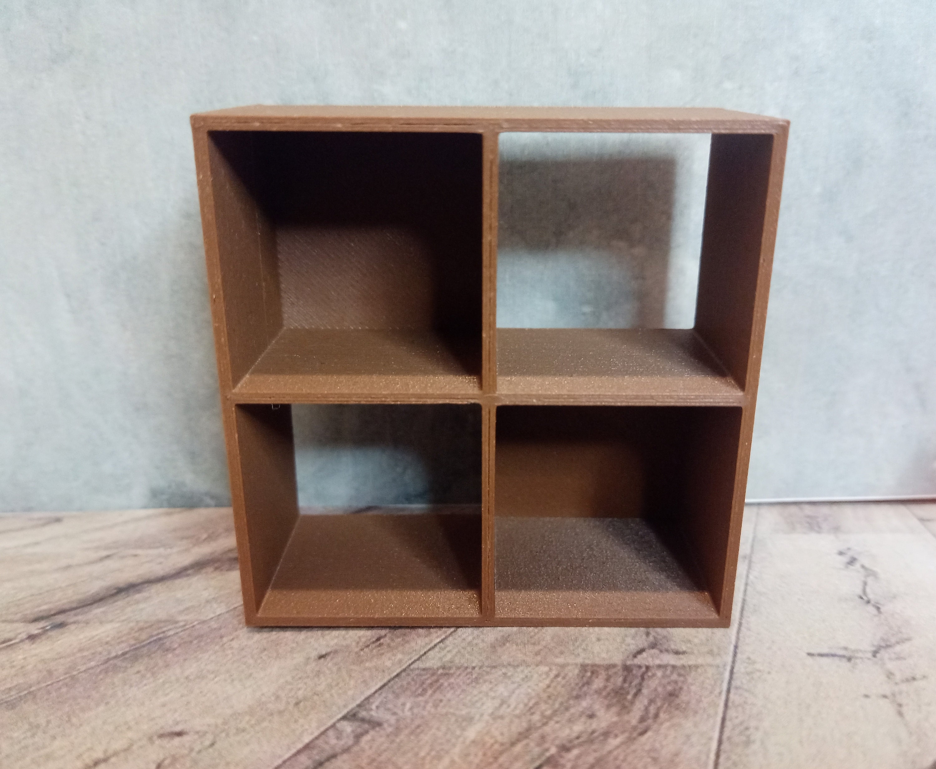 Shelving for Dolls 4 Cube Shelving Unit Miniatures Shelving Etsy