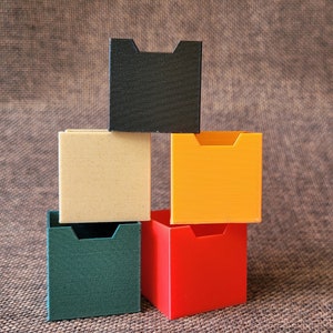 Miniature Storage Box, Storage Box for Dollhouse Furniture, Storage Unit for Bookshelf