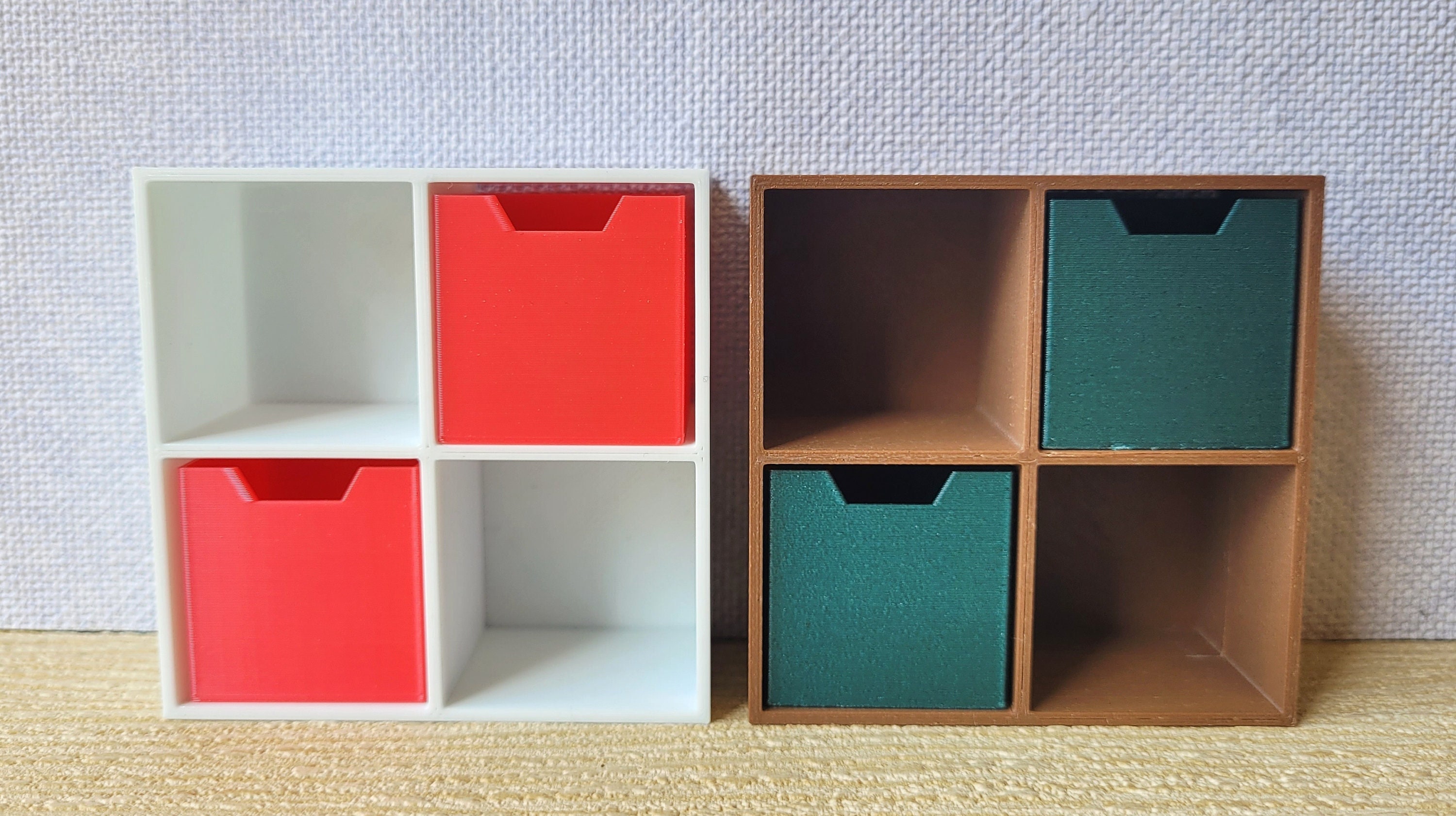 Shelving for Dolls 4 Cube Shelving Unit Miniatures Shelving Etsy