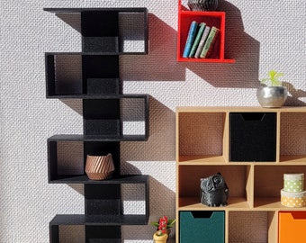 1:12 Scale Miniature Bookshelf, Dollhouse Library Shelf Unit