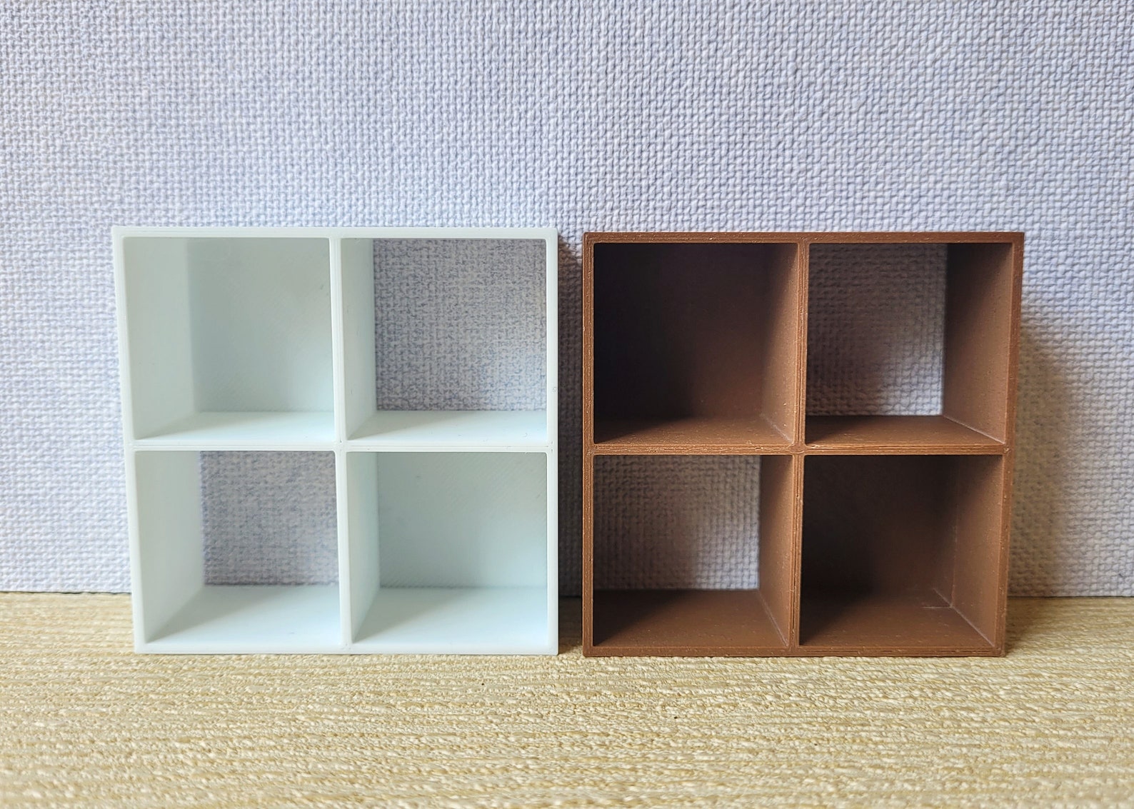 Shelving for Dolls 4 Cube Shelving Unit Miniatures Shelving Etsy