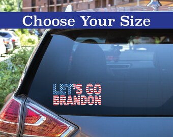 Helmet 35 pcs Windows Motorboat car 35pcs Bumper Let's Go Brandon Sticker 3 Inch x 3 Inch Funny Sticker Stand-in for FJB Sticker Waterproof Bright Colors Decal for Computer Laptop 
