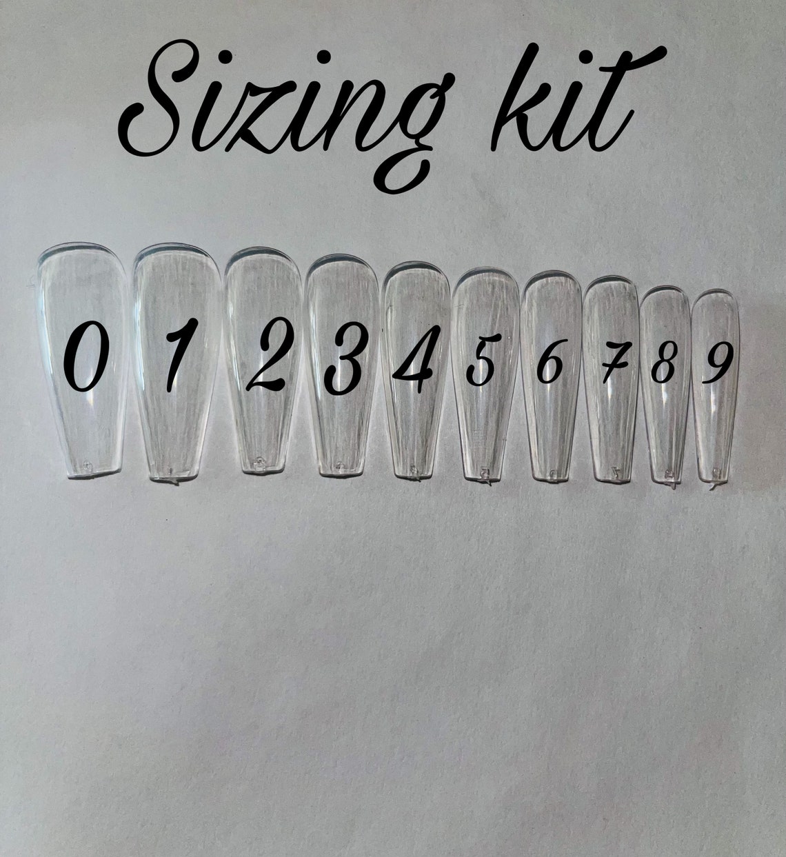 Sizing kit Etsy