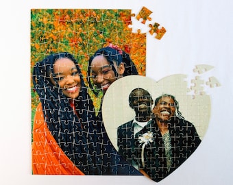 Puzzle photo personnalisé | Cadeau souvenir personnalisé (75 pièces, 300 pièces)