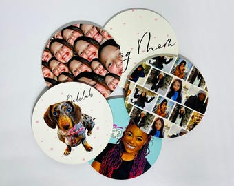 Sous-verre photo personnalisé, sous-verre personnalisé, cadeau unique, sous-verre souvenir