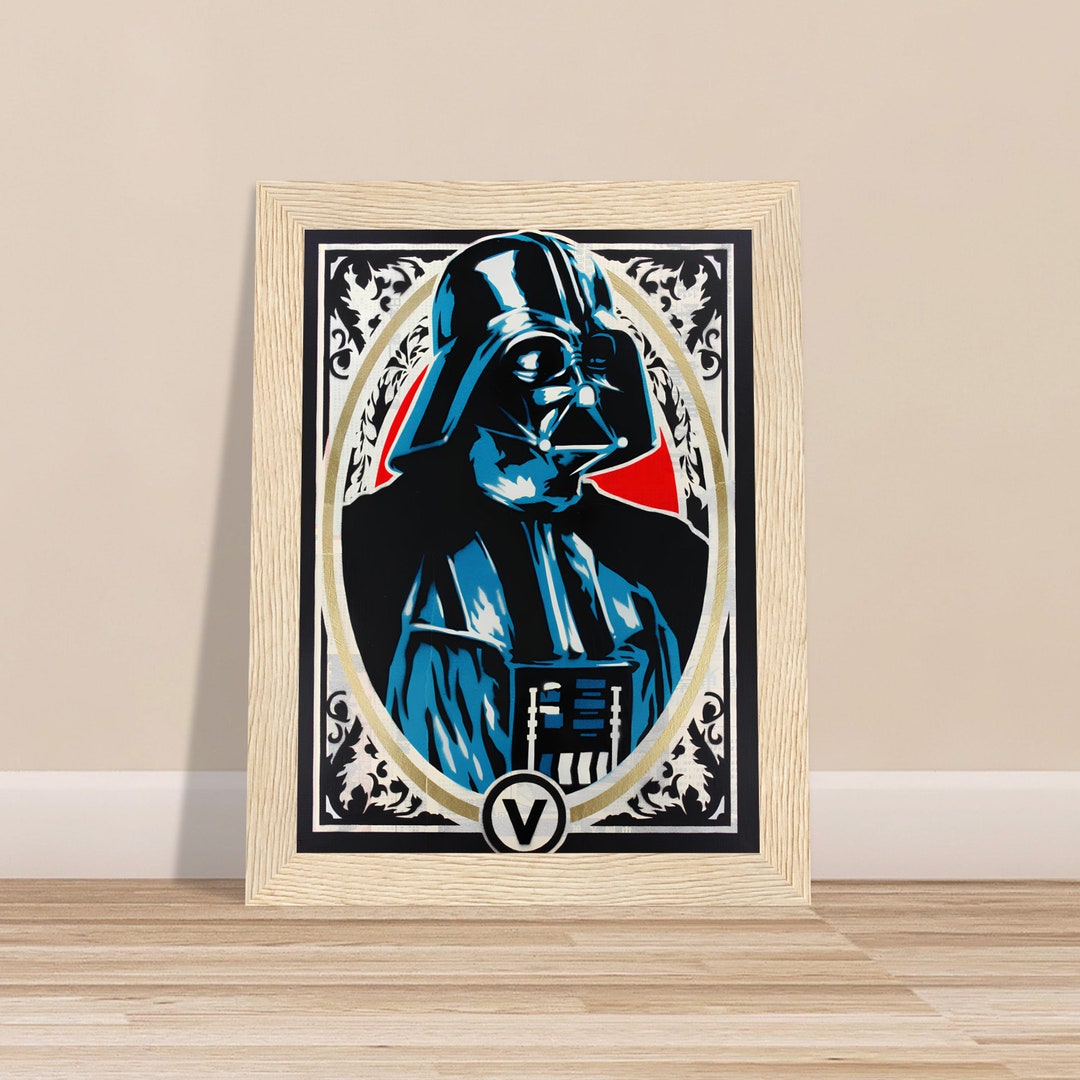 Star Wars Poster Darth Vader Poster Framed Star Wars Movie Poster Movie ...