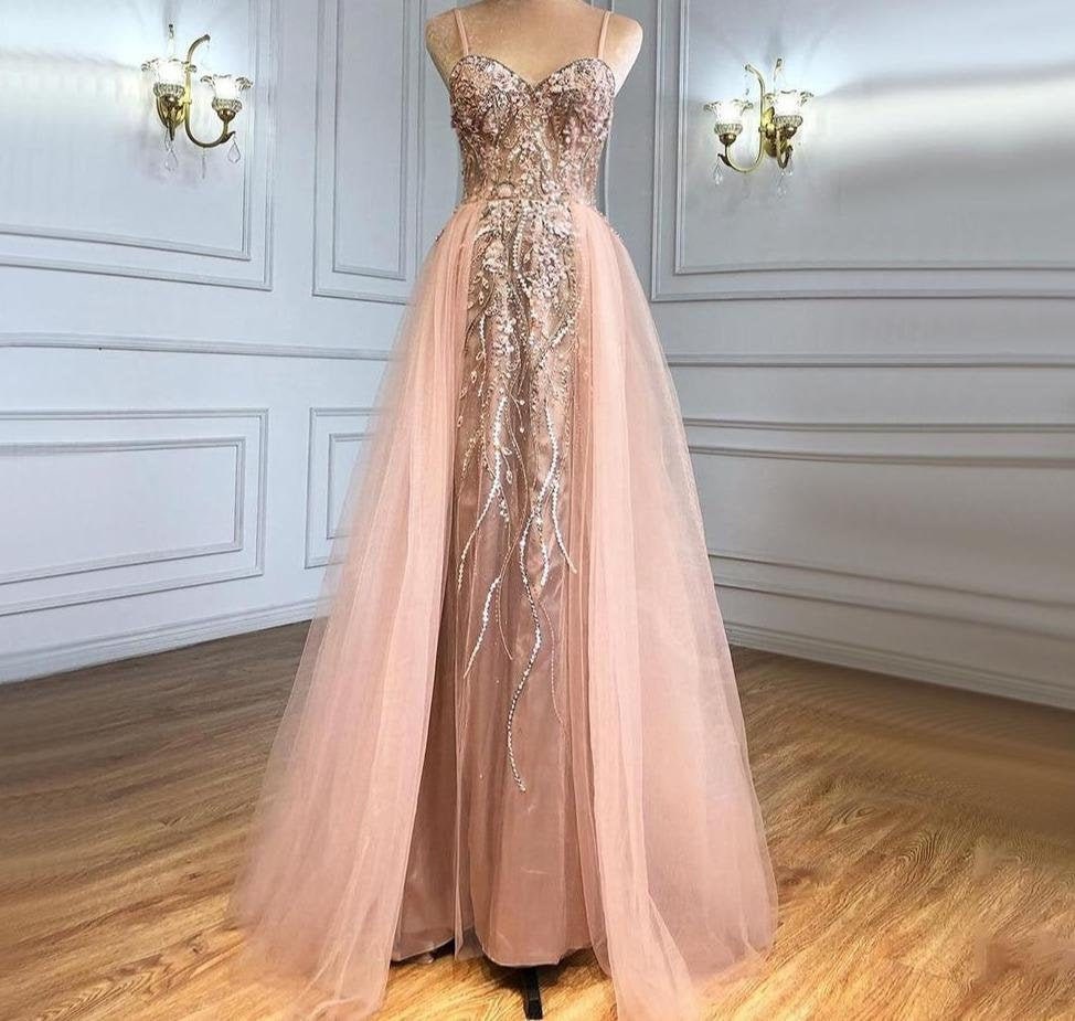 Crystal dress embroidery gown floral applique gown  etsy Crystal dress embroidery gown floral applique gown  etsy