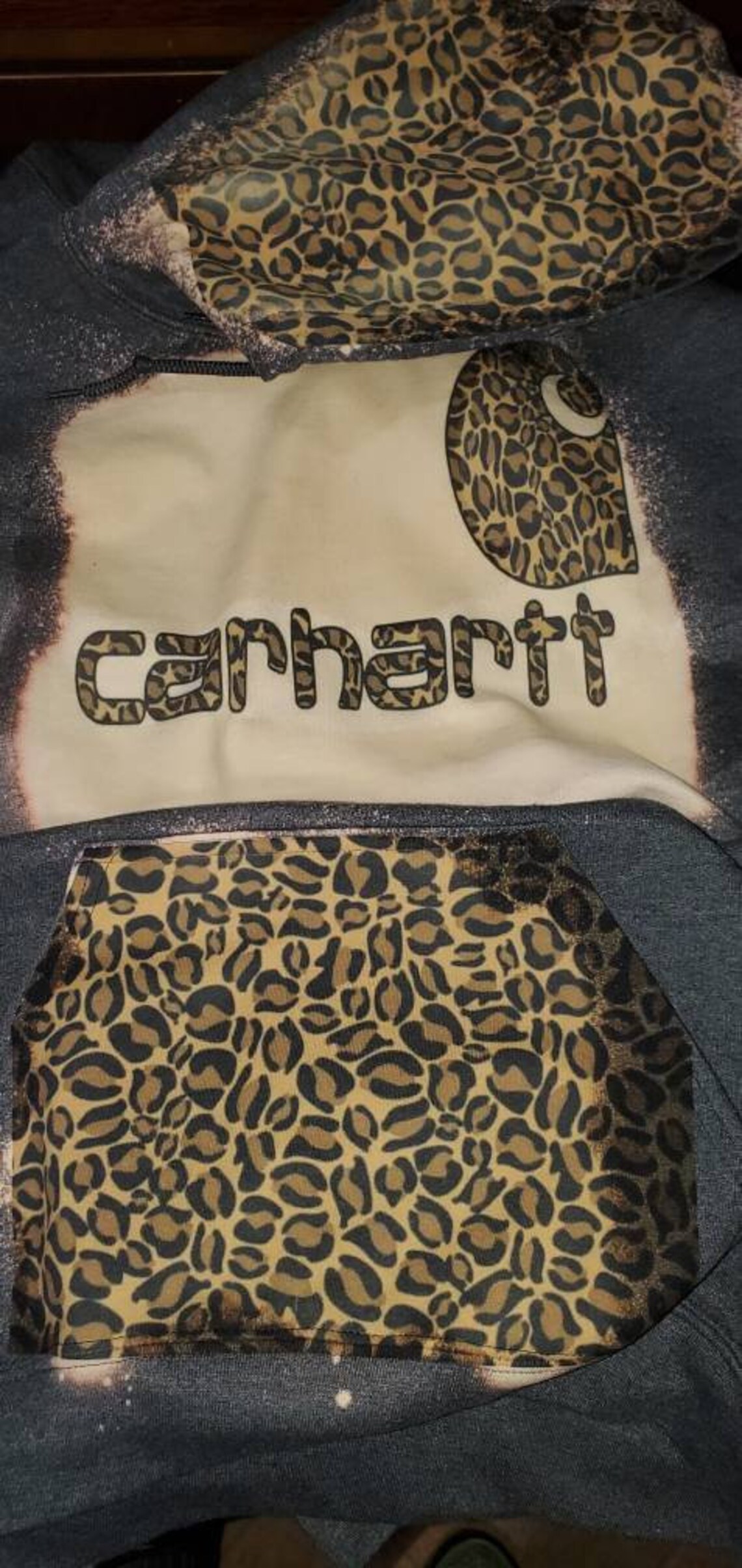 Carhartt Cheetah Print Hoodies Etsy