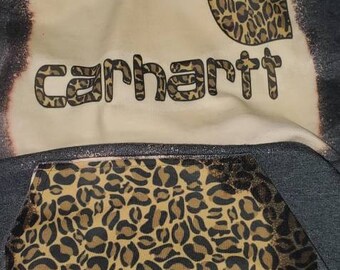 Carhartt Hoodie Leopard - Etsy