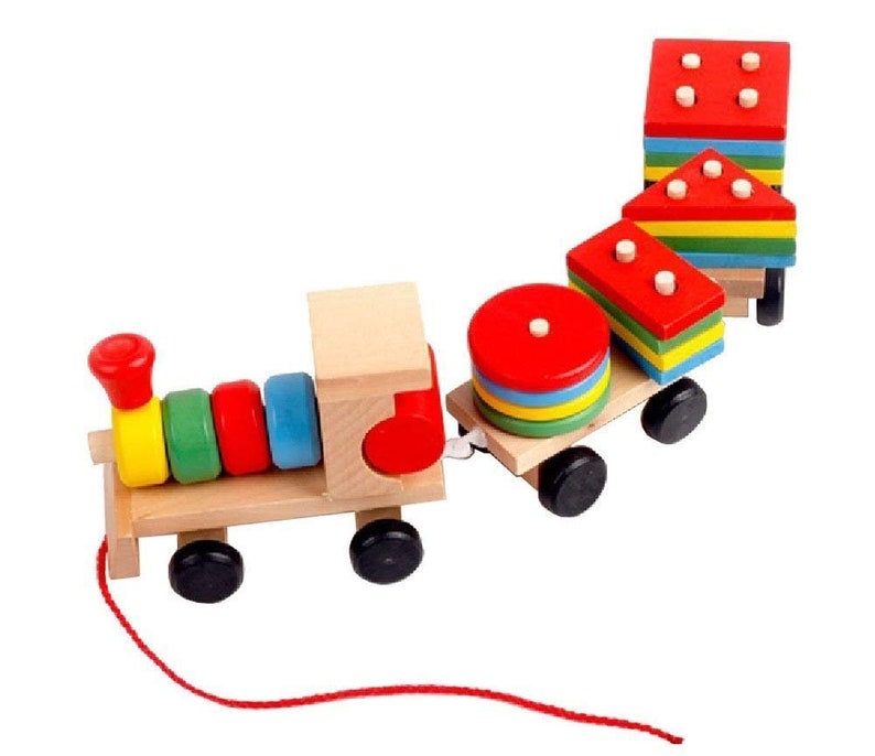 Wooden Montessori Toys Montessori Toddler Wooden Stacker Etsy