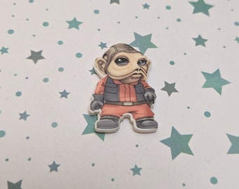 Sci-Fi character needle minder