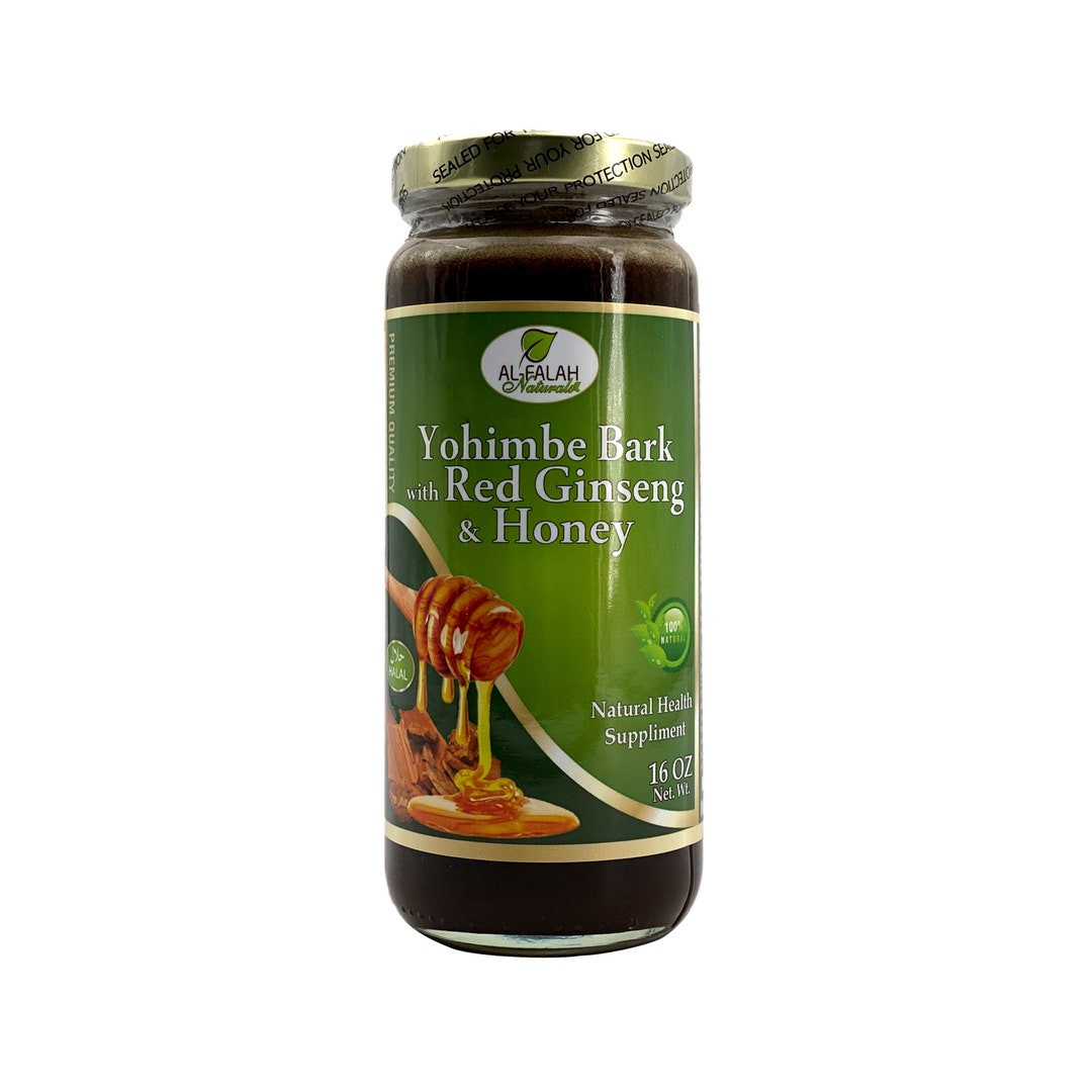 Yohimbe Bark With Red Ginseng & Honey 16oz Etsy