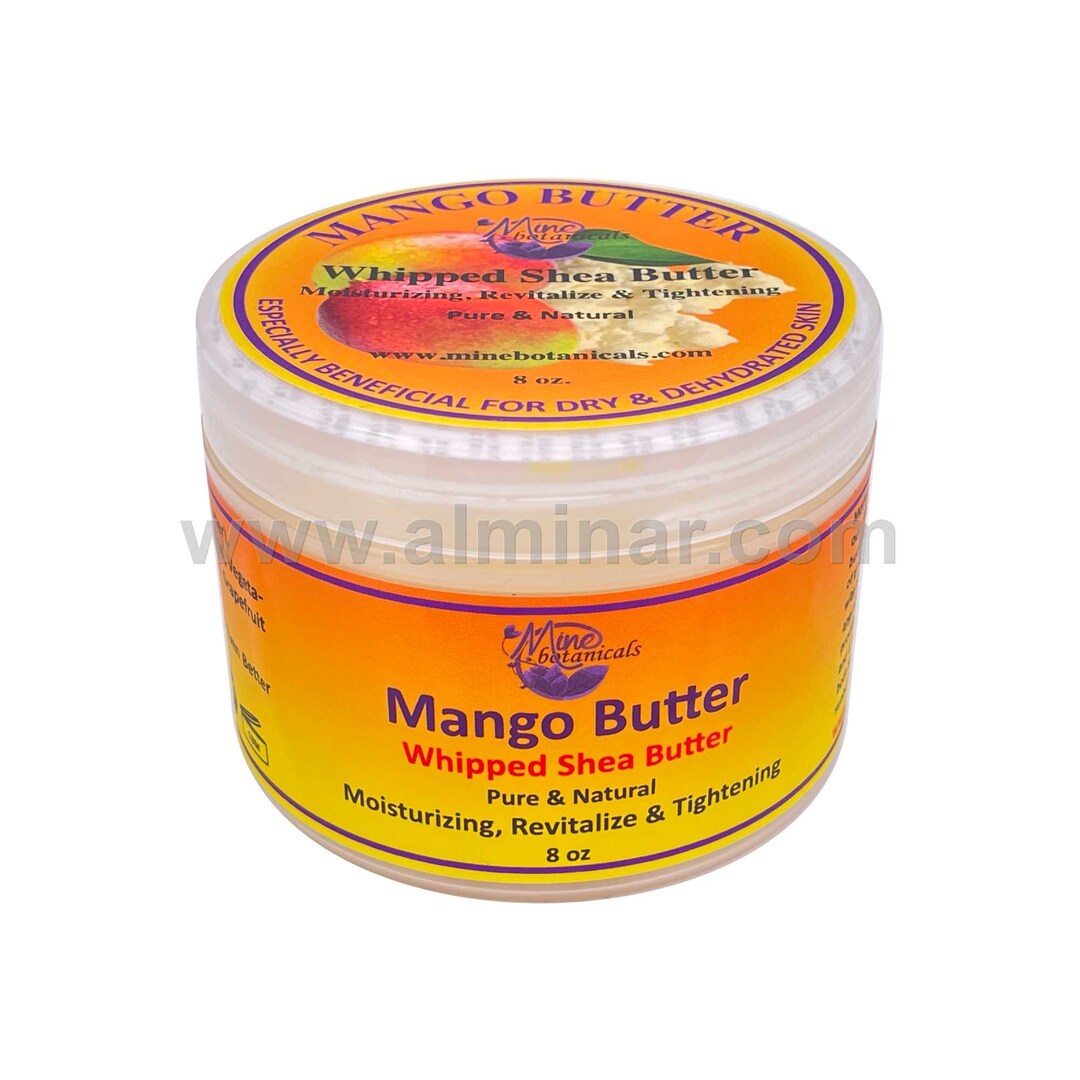 Mango Butter Whipped Shea Butter 8oz by Mine Botanicals Etsy
