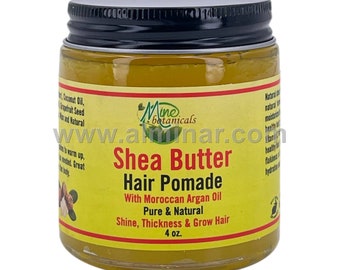 Lemongrass Hair Pomade 4oz By Mine Botanicals – Natural Hold & Shine