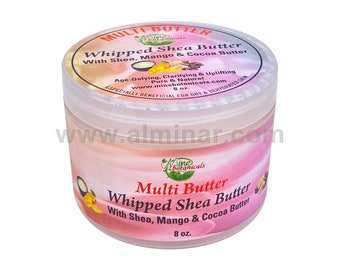 Multi Butter Whipped Shea Butter 8oz by Mine Botanicals