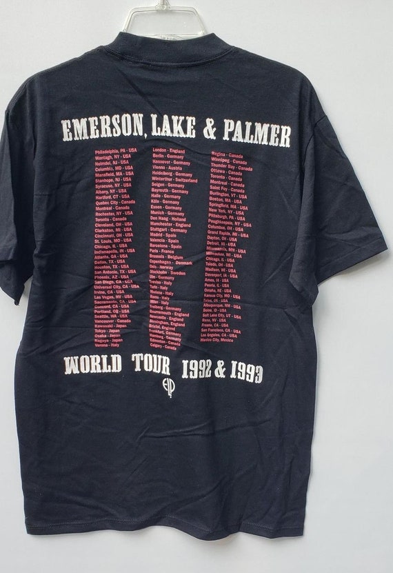 Rare vintage ELP Tarkus 1992-93 "World Tour" T-sh… - image 2