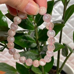 Beautiful Flower Agate Crystal 7 in Bracelet