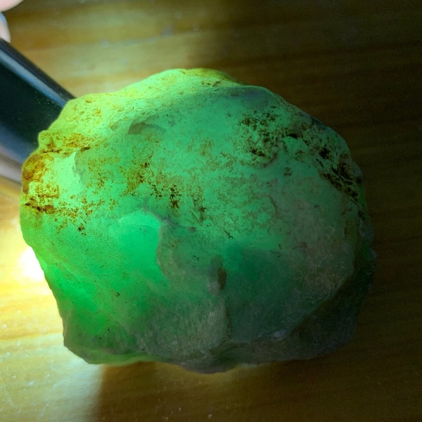 0.22LB Genuine Myanmar Natural Ice Green Jade Jadeite Main Original Rough Raw Stone Rare Gemstone Pendant