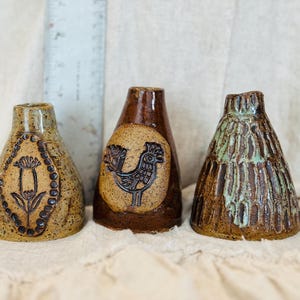 Unique Handmade Stoneware Vase, Ceramic Vase - House Plant, Succulent, Bud Vase, Stoneware, Pottery