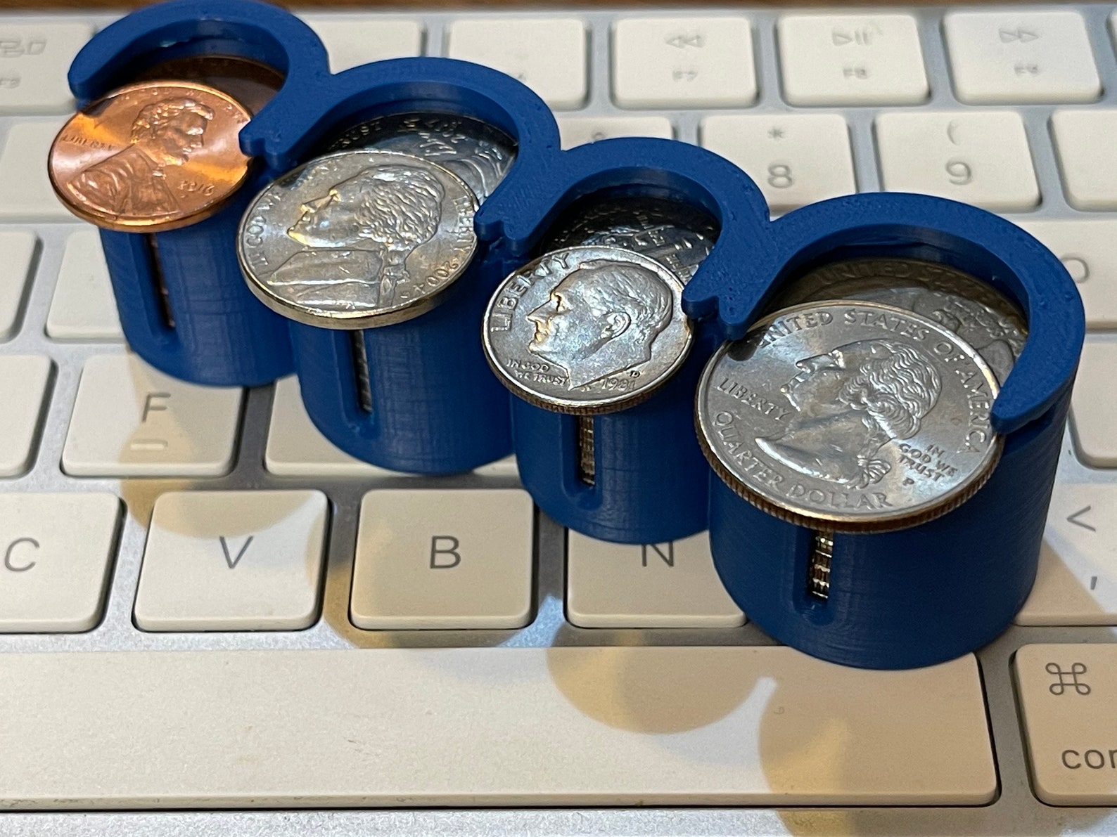 Coin Holder Organizer Stacker No Spill for All Common Coins Etsy