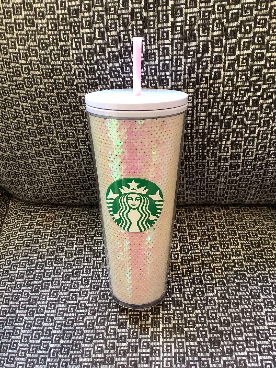 Starbucks Venti Holiday 2020 White Iridescent Sequin Tumbler Etsy