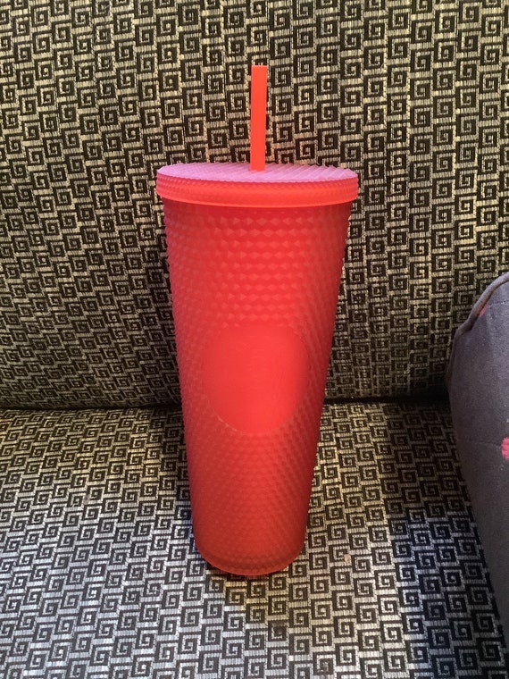 Starbucks Red Venti Studded Straw Tumbler, New 