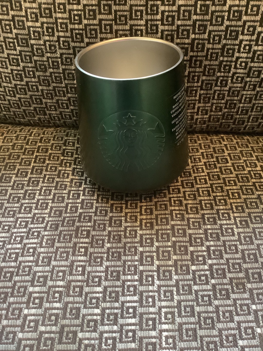 NEW ITEM Starbucks 12 Oz Green Stainless Rubberized Bottom Pour Latte ...