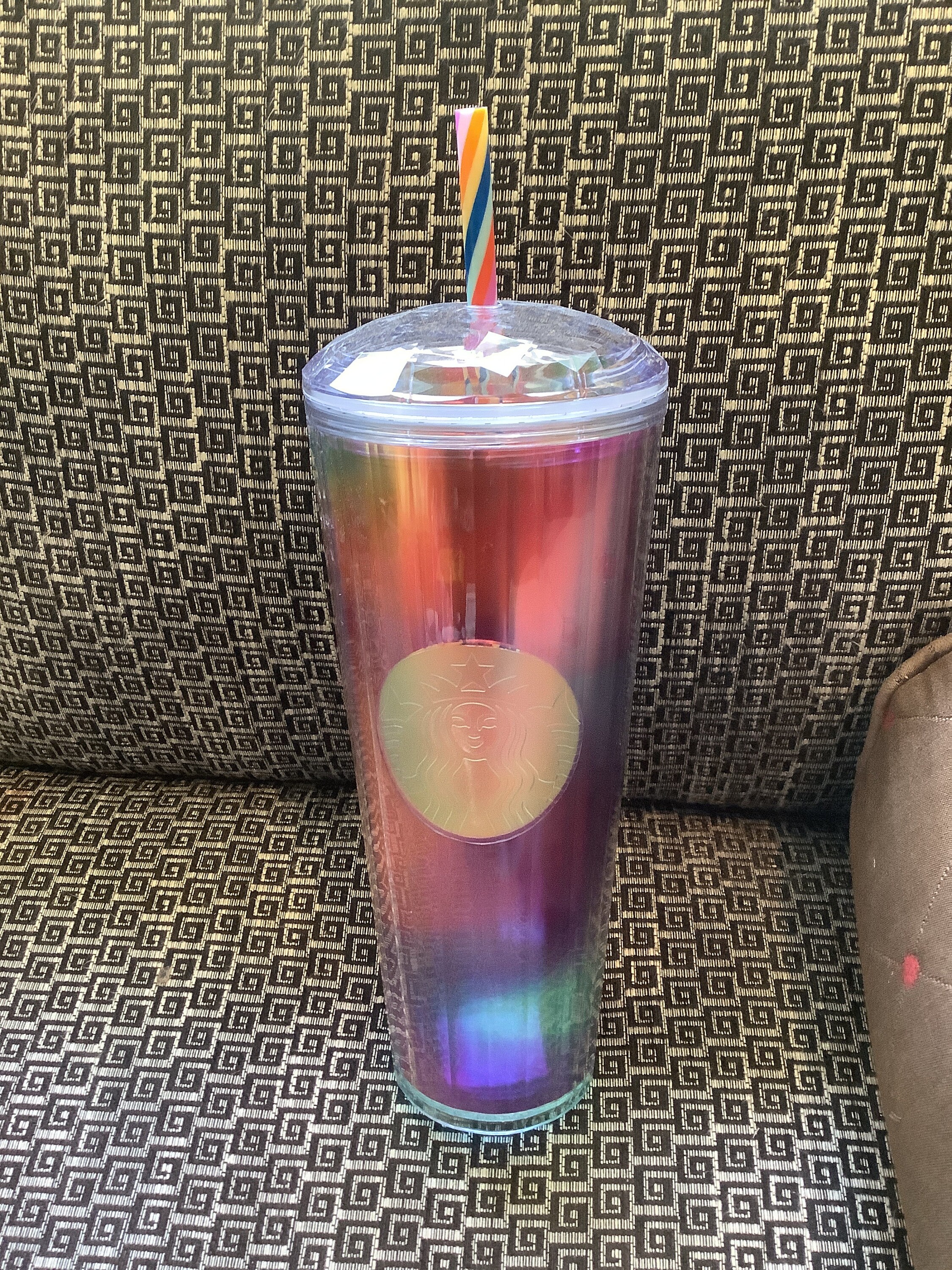 Glass dome cold cups with straw – Madhouse Prints