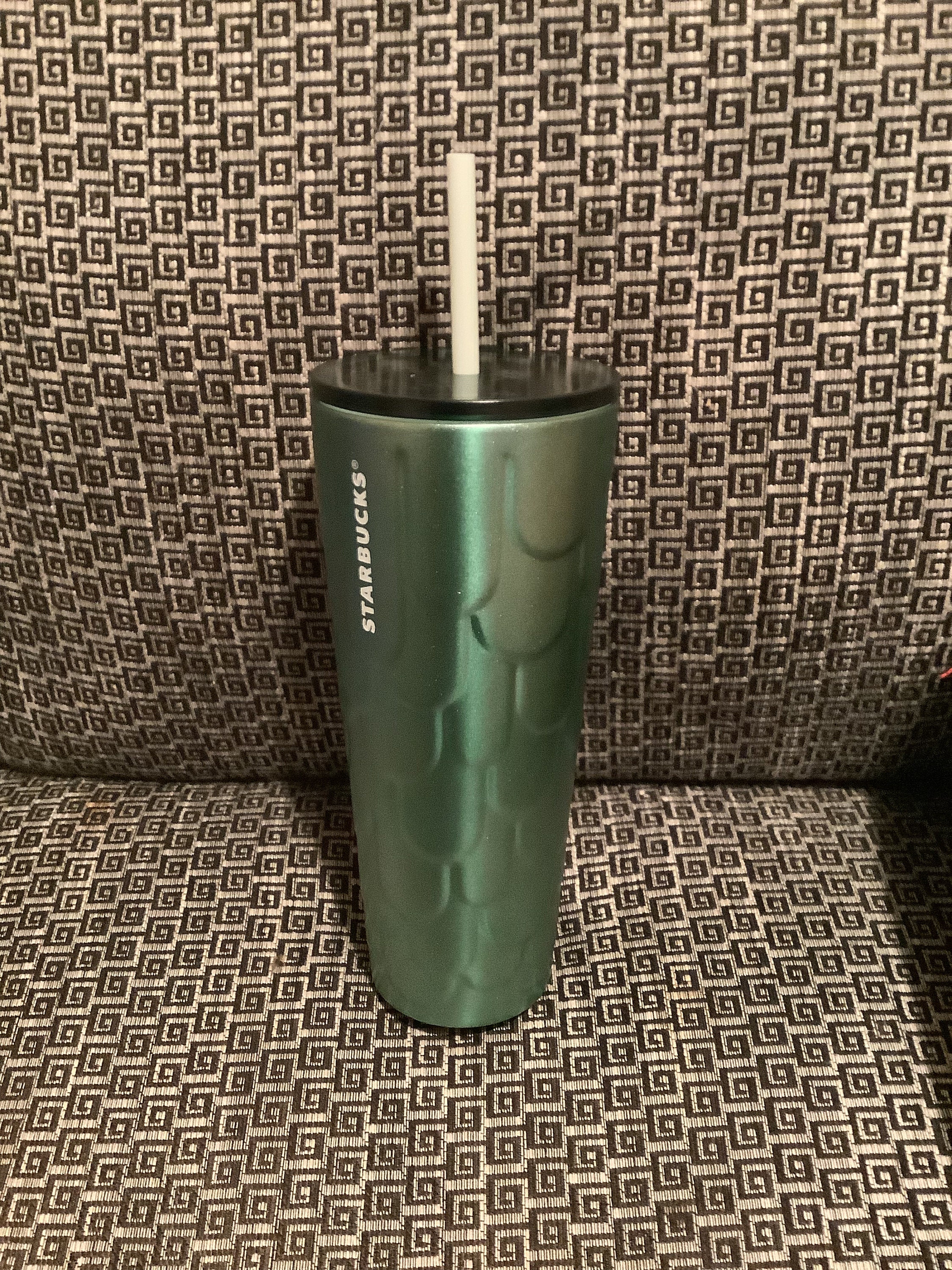 Starbucks Venti Green Iridescent Stainless Siren Scales Cup, Nwt 